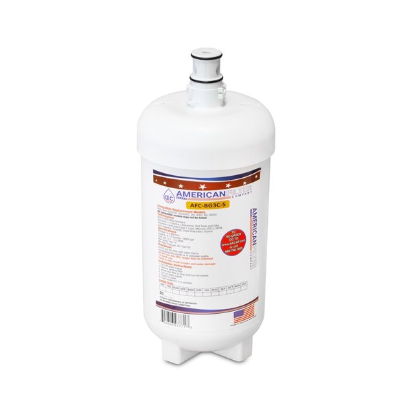 American Filter Co AFC Brand AFC-BG3C-S, Compatible to Body Glove BG3000C Water Filters (1PK) Made by AFC AFC-BG3C-S-1p-16151